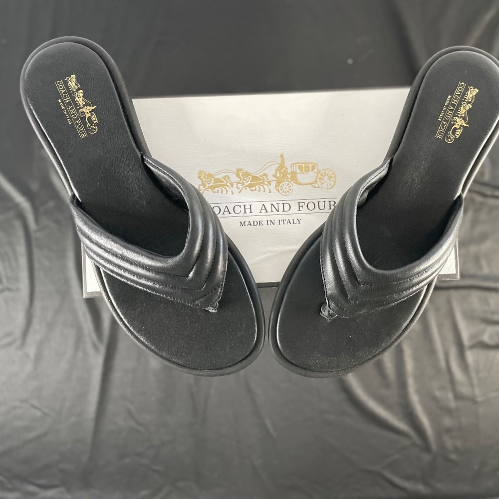 Coach and Four Thong Sandals